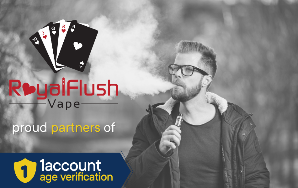 Royal Flush Vape reveals a winning hand with 1account